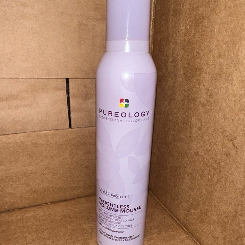 Pureology Style Protect Weightless Volume Mousse Color Care‎ Foam hair care